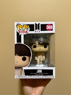 Funko Pop! Rocks BTS Jin Vinyl Figure - Cream & Brown